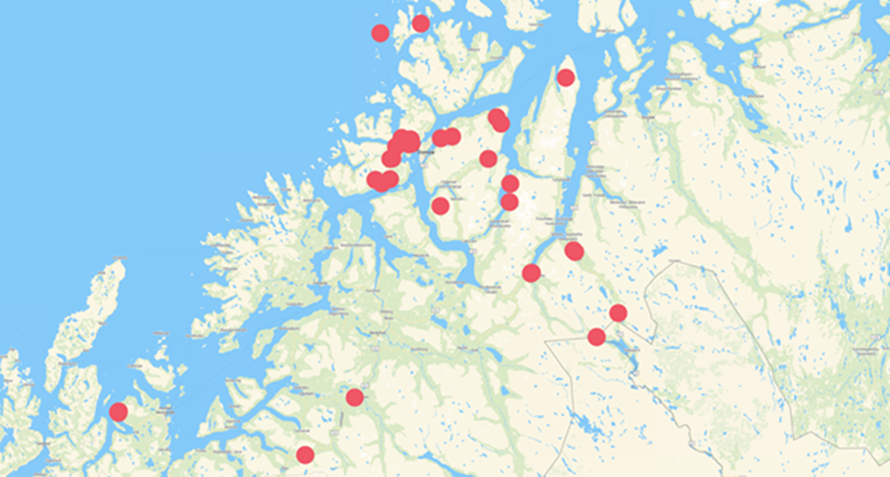 sampling locations